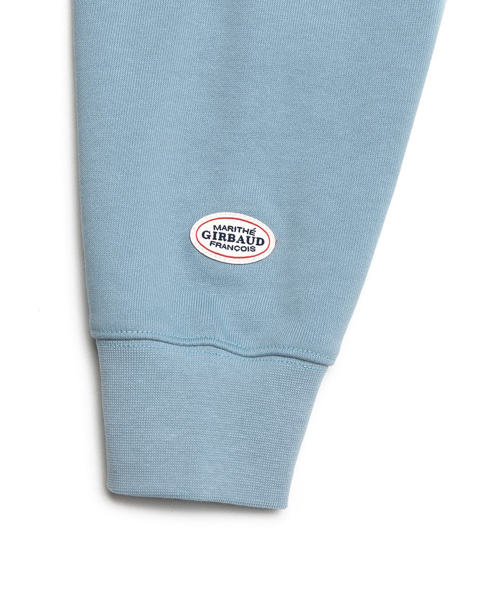 Marithe Francois Girbaud • Classic Logo Embroidery Sweatshirt (Ash Blue)