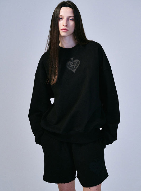 Mardi Mercredi • Sweatshirt Satin Spade (Black)