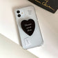 Pleazly Love Stamp Gel Hard Phone Case