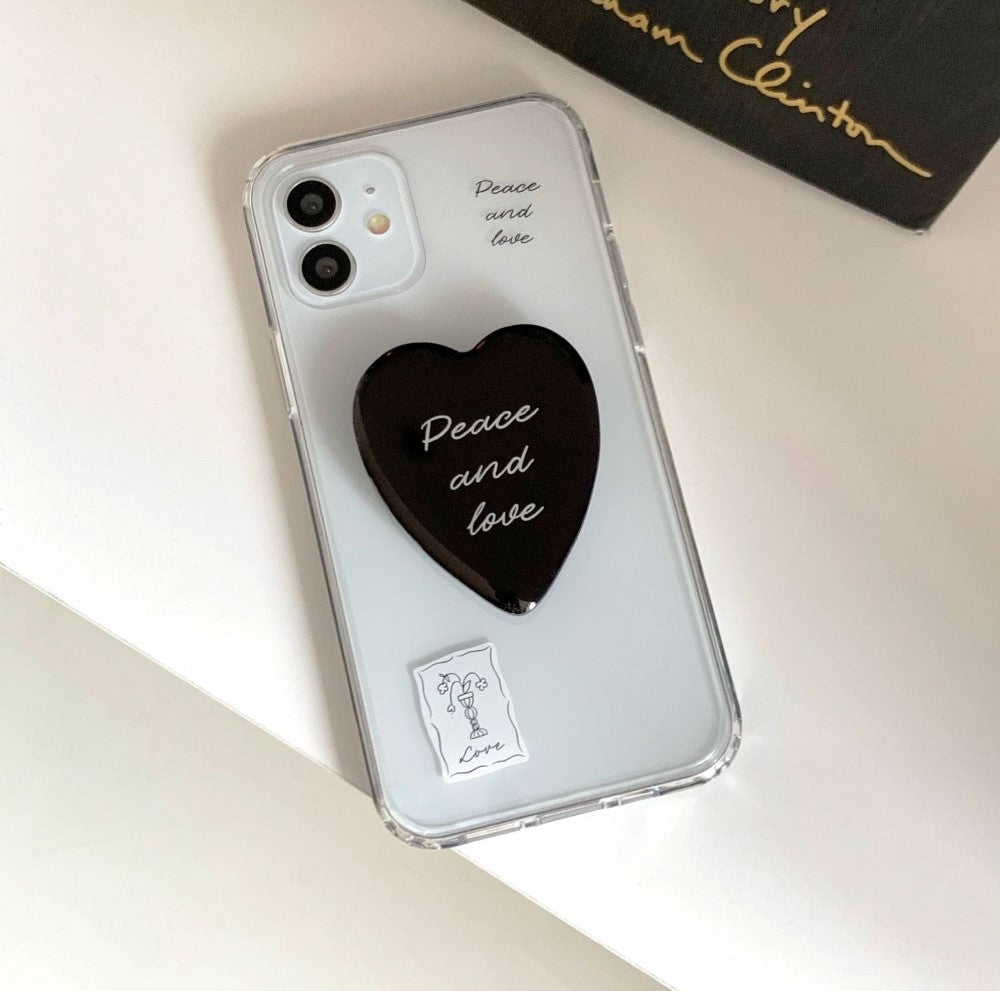 Pleazly Love Stamp Gel Hard Phone Case