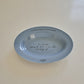 Hotel 827 Le Paradis Oval Plate (Grey Blue)