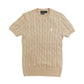 Polo Ralph Lauren • Cable-Knit Cotton Short-Sleeve Sweater
