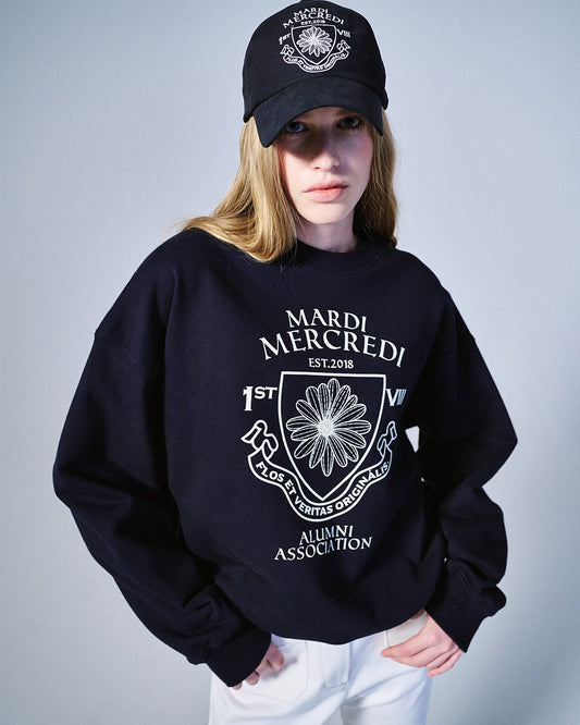 Mardi Mercredi • Sweatshirt Alumni Emblem (Navy Ivory)