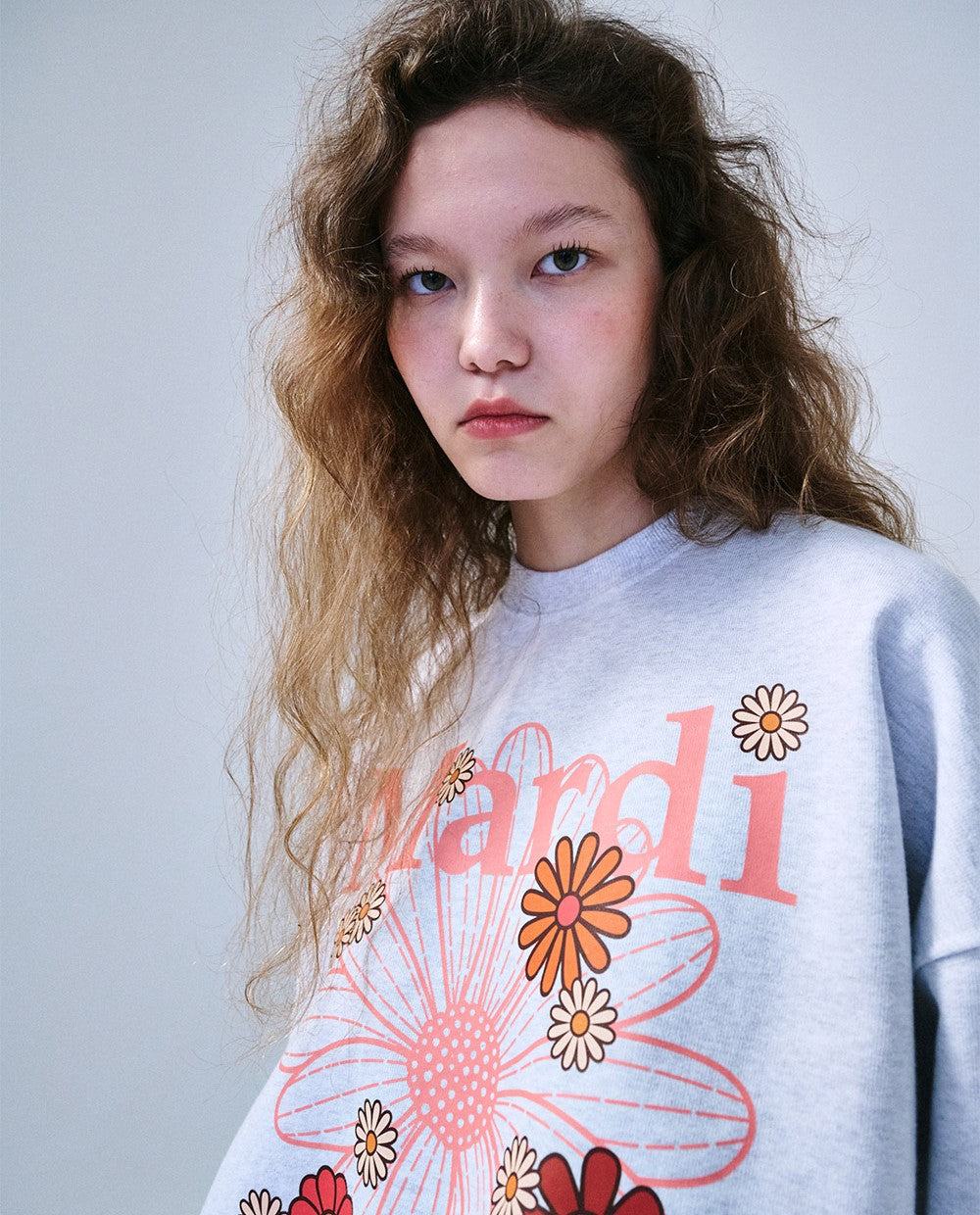 Mardi Mercredi • Sweatshirt FlowerMardi Blossom (Heather Coral)