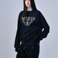 Mardi Mercredi • Sweatshirt Grand Alumni Classique Needlework (Navy Cream)