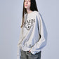 Mardi Mercredi • Sweatshirt Grand Alumni Classique Needlework (Oatmeal Brown)