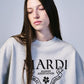 Mardi Mercredi • Sweatshirt Grand Alumni Classique Needlework (Oatmeal Brown)