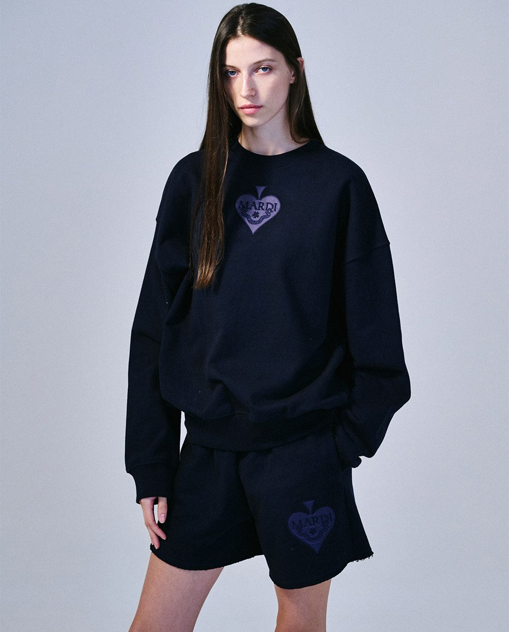 Mardi Mercredi • Sweatshirt Satin Spade (Navy)