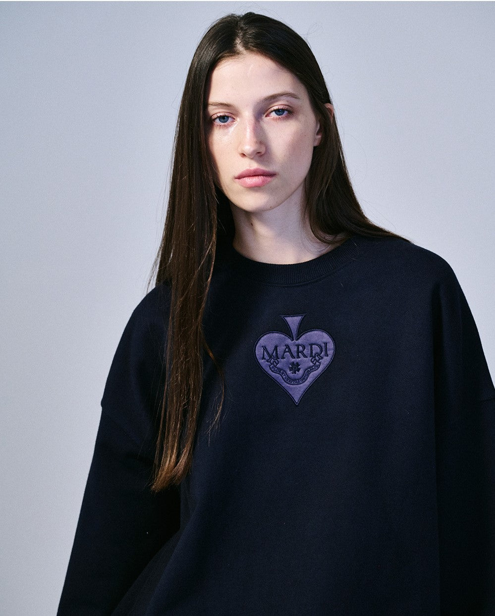 Mardi Mercredi • Sweatshirt Satin Spade (Navy)