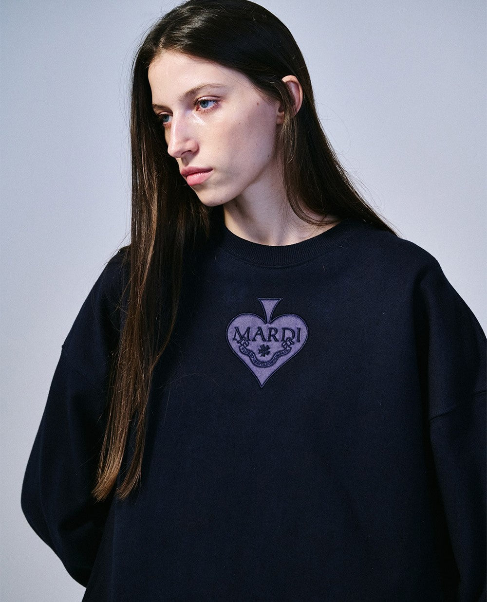 Mardi Mercredi • Sweatshirt Satin Spade (Navy)