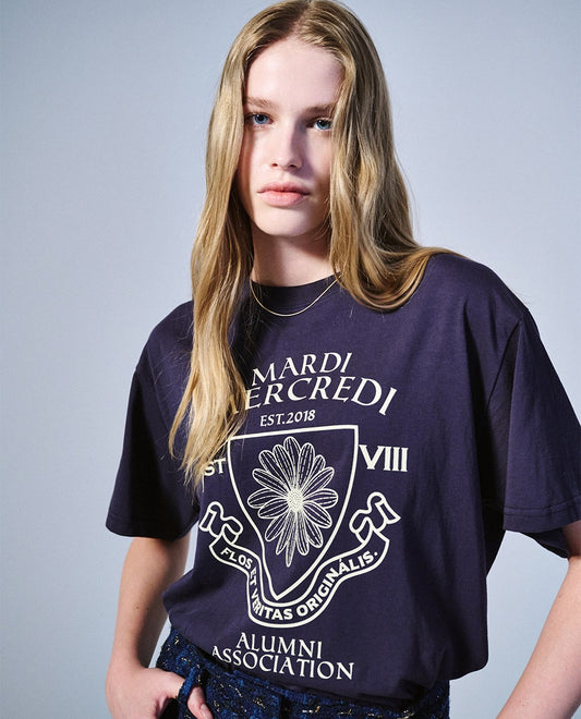 Mardi Mercredi • Tshirt Alumni Emblem (Navy Cream)