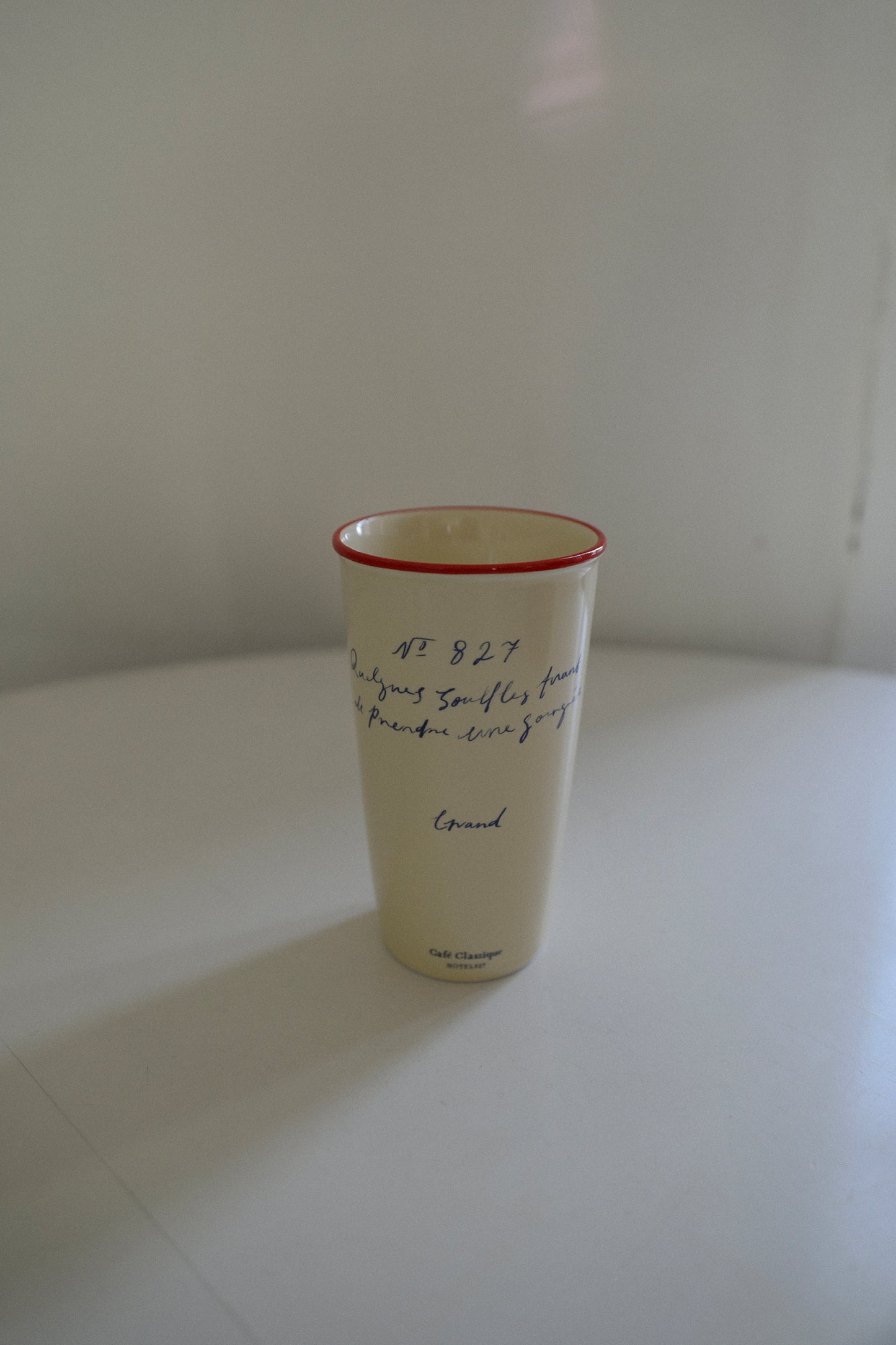Hotel 827 Grand Paper Cup (Lemon Sorbet)