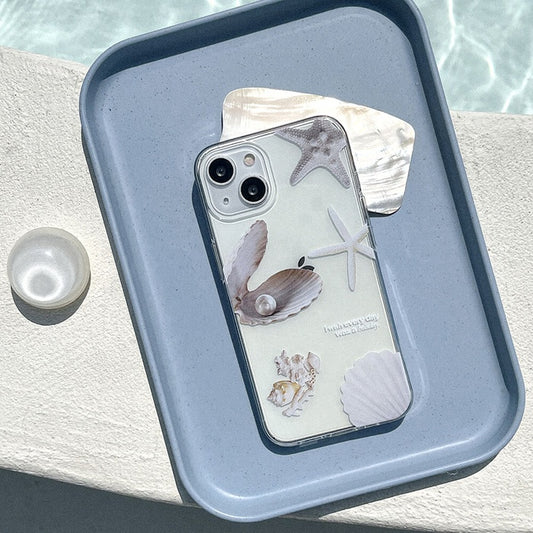 Mademoment Point Object Jelly Case (Vintage Shell Pattern)