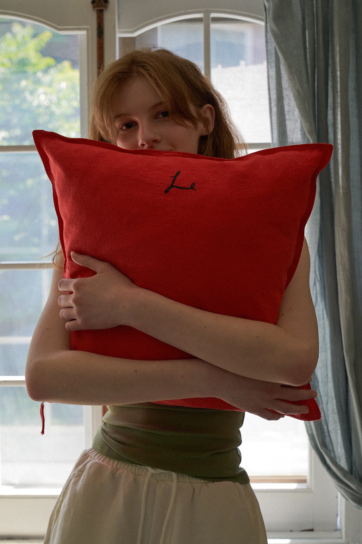 Hotel 827 Breezy Day Cushion Cover (Chilli)