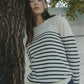 Marithe Francois Girbaud • Circle Logo Stripe Knit Pullover (Ivory)