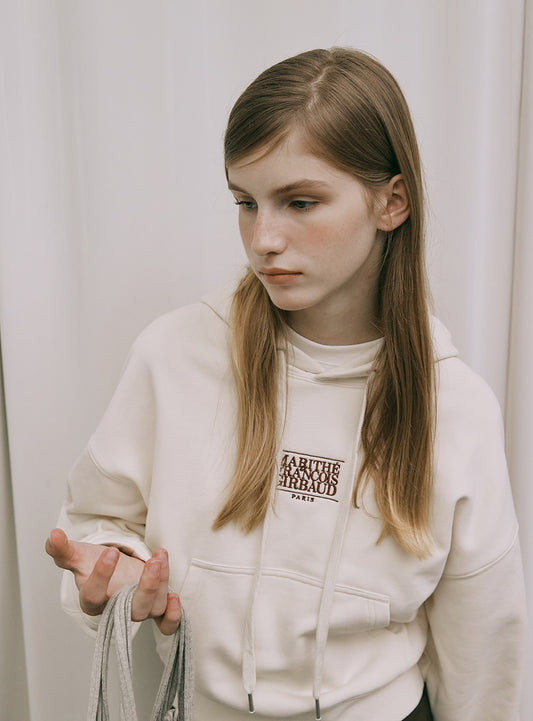 Marithe Francois Girbaud • New Classic Logo Hoodie (Ivory)