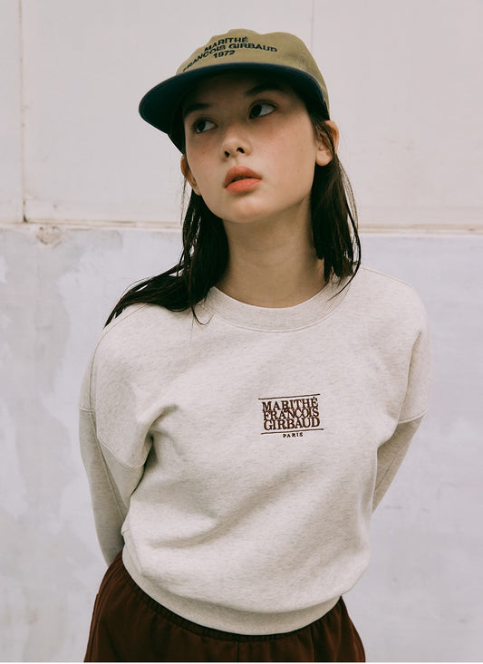 Marithe Francois Girbaud • New Classic Logo Sweatshirt (Oatmeal)