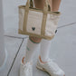 Marithe Francois Girbaud • Mouvement Mini Tote Bag (Ivory)