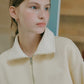 Marithe Francois Girbaud • Mouvement Classic Logo Half Zipup Sweatshirt (Light Yellow)