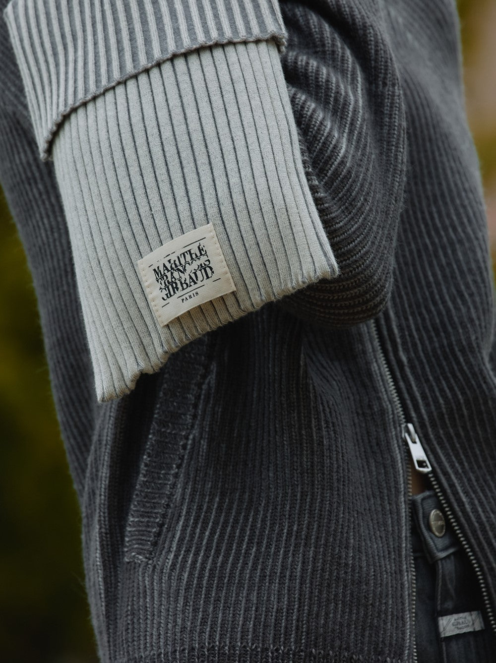 Marithe Francois Girbaud • Ribbed Knit Tote Bag (Ivory)