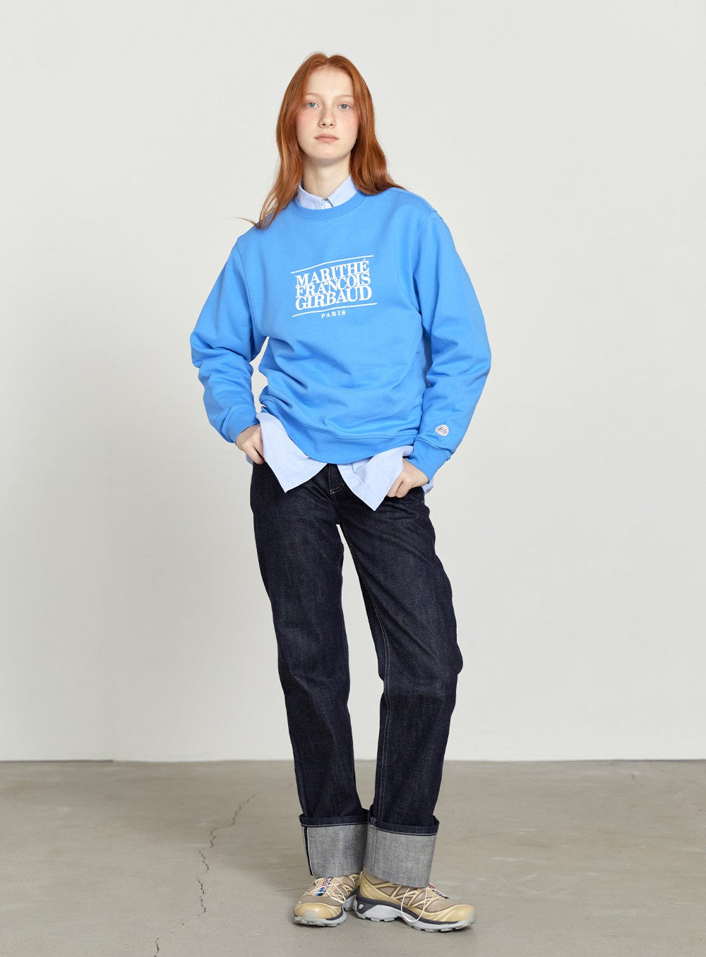 Marithe Francois Girbaud • Classic Logo Sweatshirt (Blue)