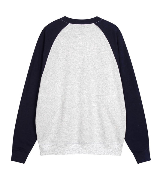 Marithe Francois Girbaud • Classic Logo Color Block Raglan Sweatshirt (Navy)