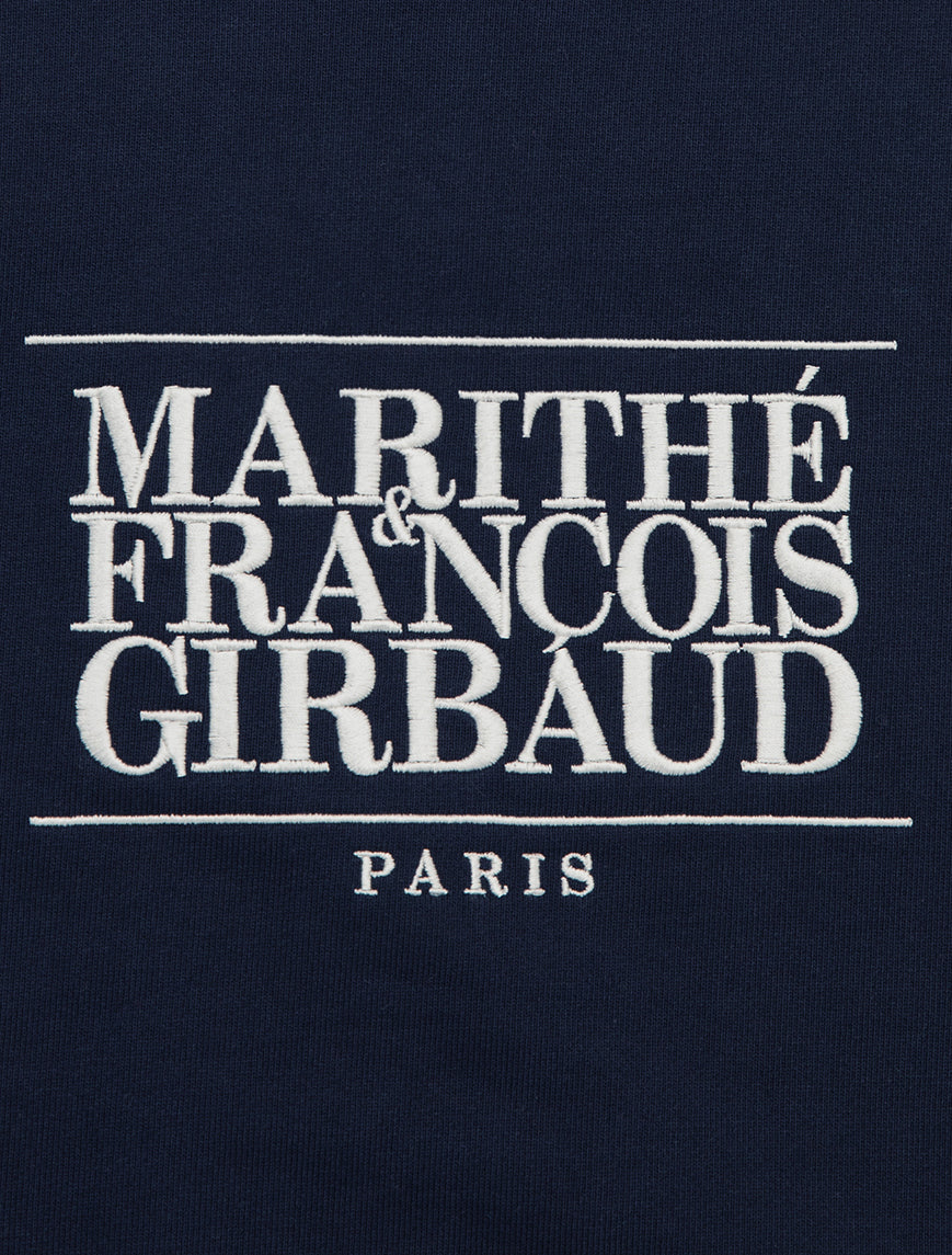 Marithe Francois Girbaud • W Classic Logo Crop Sweatshirt (Navy)