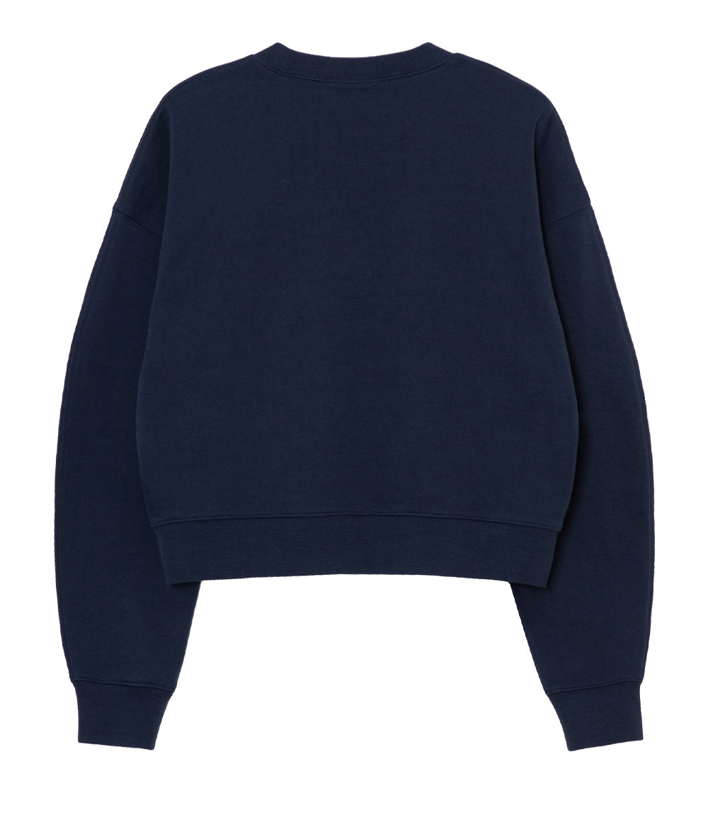 Marithe Francois Girbaud • W Classic Logo Crop Sweatshirt (Navy)