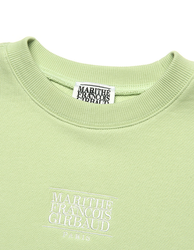 Marithe Francois Girbaud • New Classic Logo Sweatshirt (Light Green)
