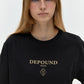 Depound • Heart Lock Graphic T-shirts (Black)