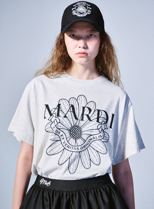 Mardi Mercredi • Tshirt FlowerMardi Alumni (Oatmeal Black)