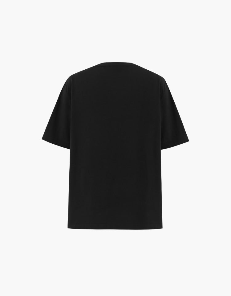 Depound • Heart Lock Graphic T-shirts (Black)