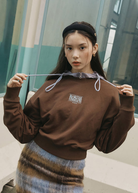 Marithe Francois Girbaud • New Classic Logo Sweatshirt (Brown)