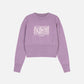 Marithe Francois Girbaud • W Classic Logo Crop Knit (Light Purple)