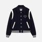 Marithe Francois Girbaud • Wool Blended Varsity Jacket (Navy)
