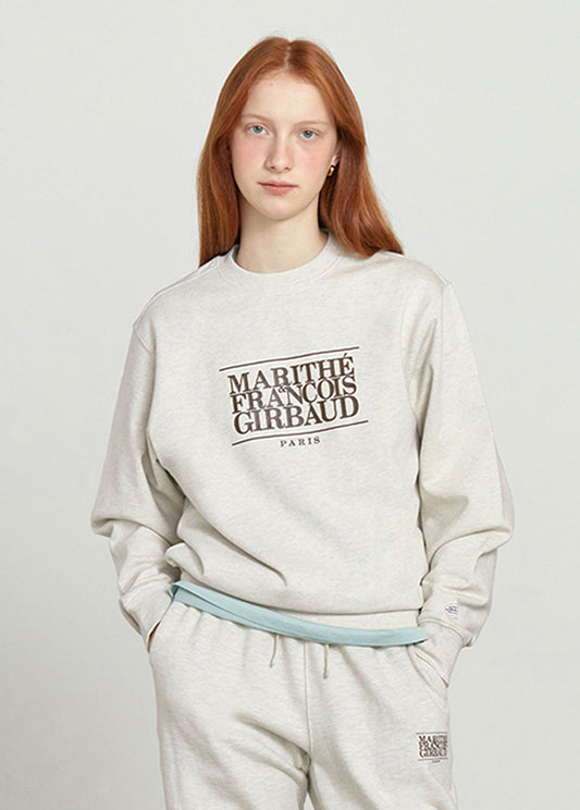 Marithe Francois Girbaud • Classic Logo Sweatshirt (Oatmeal)