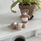 Dust Dusty Pajamas Bear Keyring