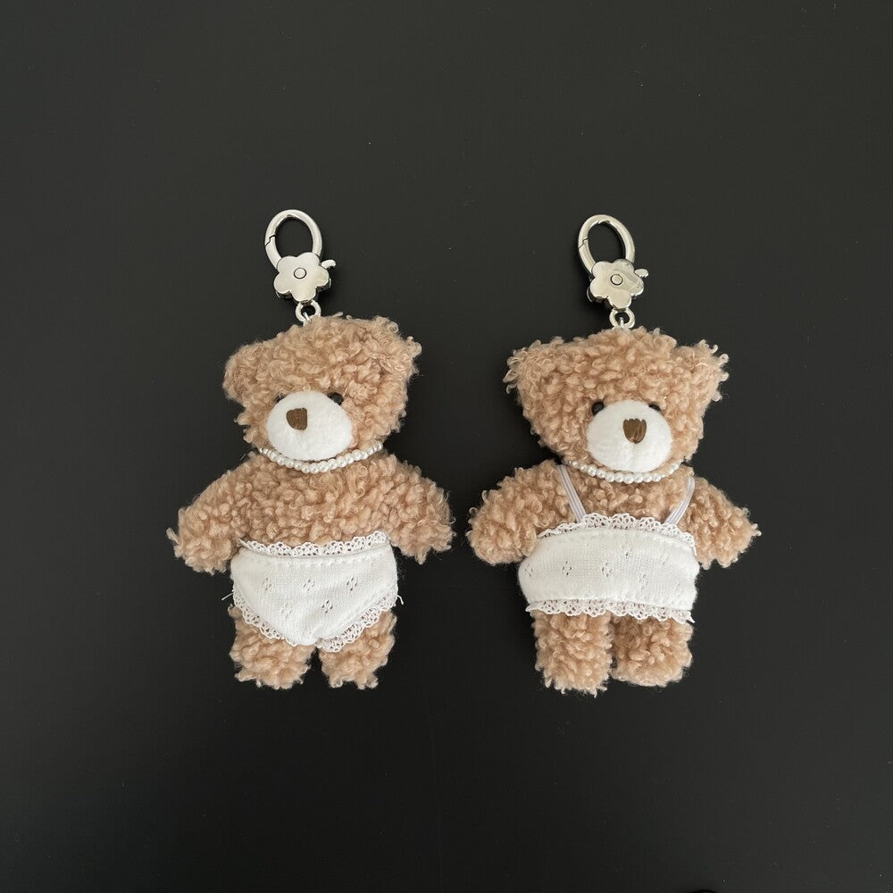 Dust Dusty Pajamas Bear Keyring