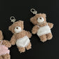 Dust Dusty Pajamas Bear Keyring