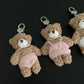 Dust Dusty Pajamas Bear Keyring