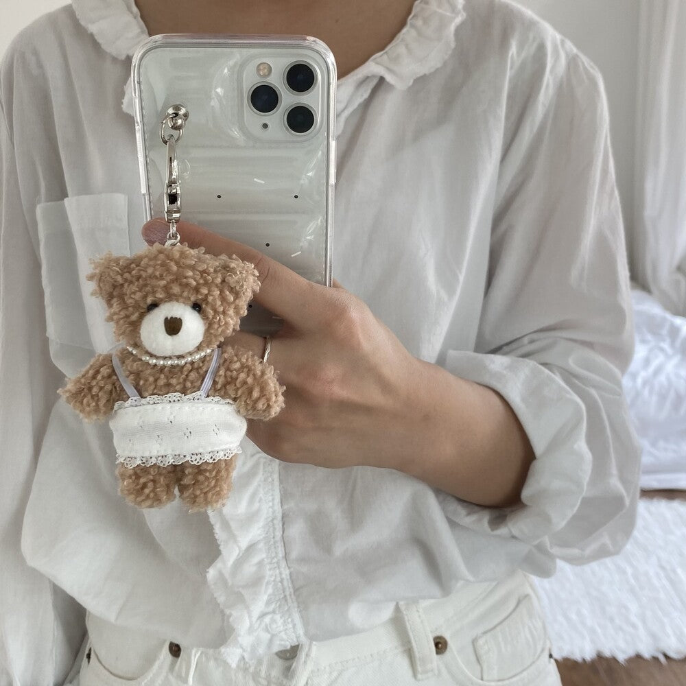 Dust Dusty Pajamas Bear Keyring