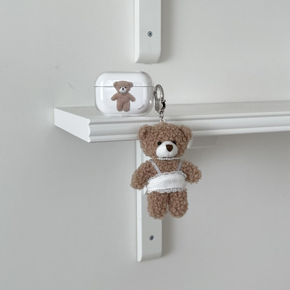 Dust Dusty Pajamas Bear Keyring