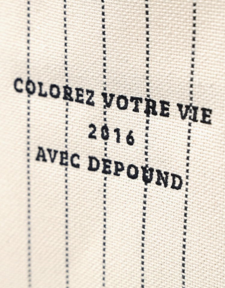 Depound • Dear Bag Ivory Stripe (Shoulder)