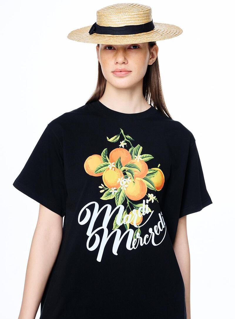 Mardi Mercredi • T-shirt Orange Branche