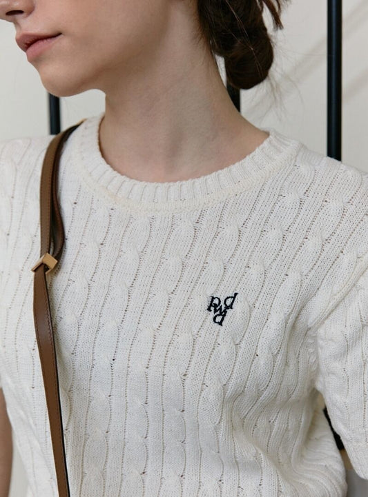 Depound • Half Sleeve Cable Knit