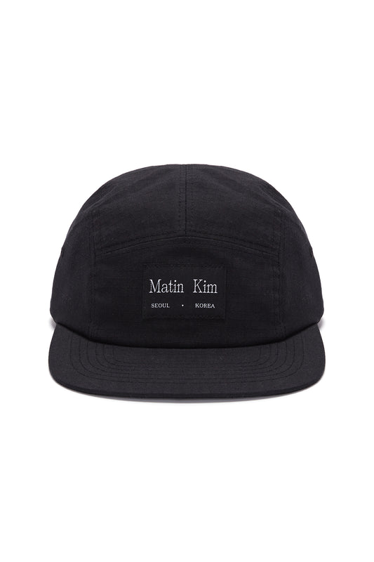 Matin Kim • Logo Label Solid Camp Cap