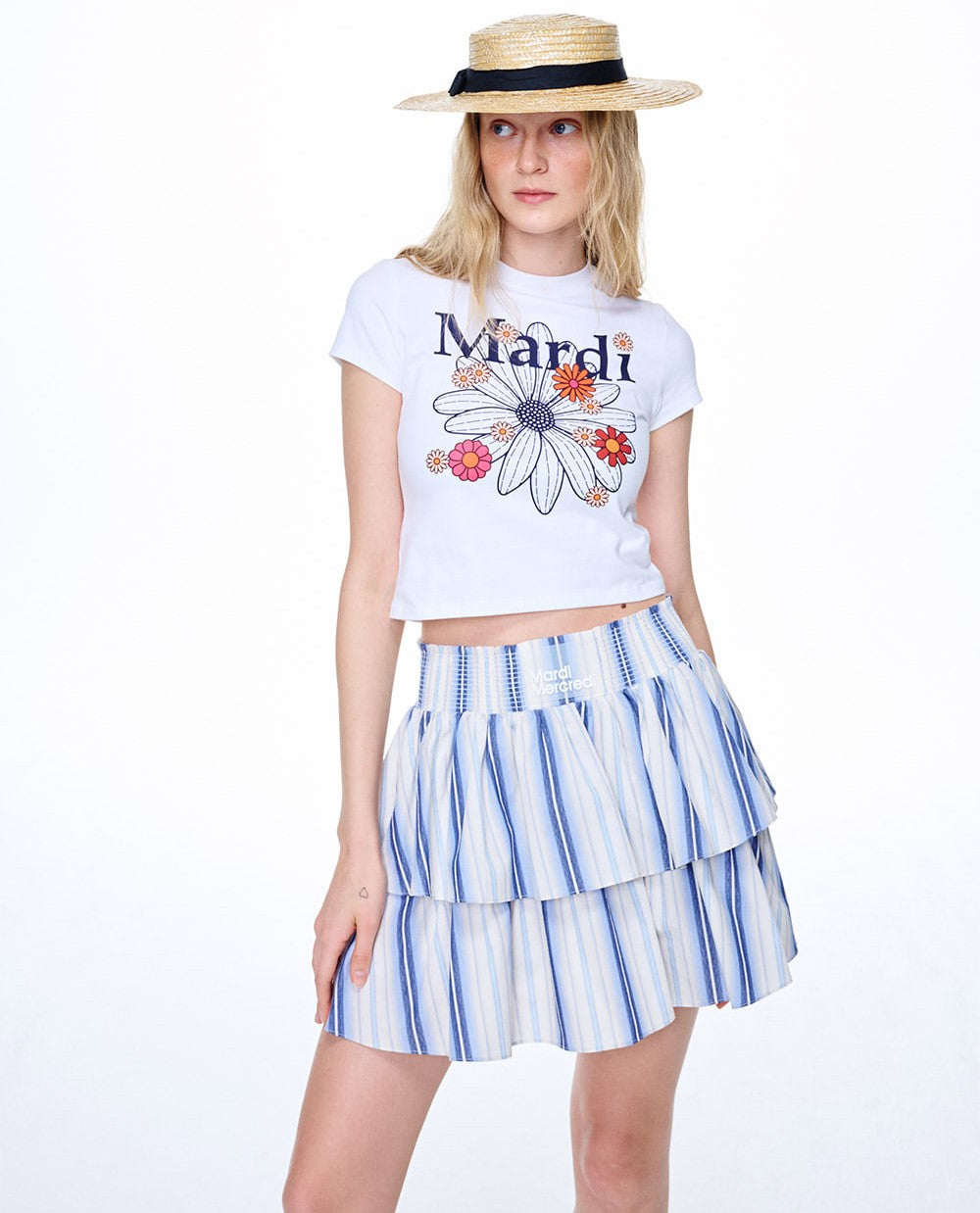 Mardi Mercredi • Cropped T-shirt Flower Mardi Blossom