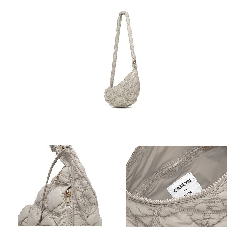 Carlyn soft medium (beige), Women's Fashion, Bags & Wallets, Purses &  Pouches on Carousell