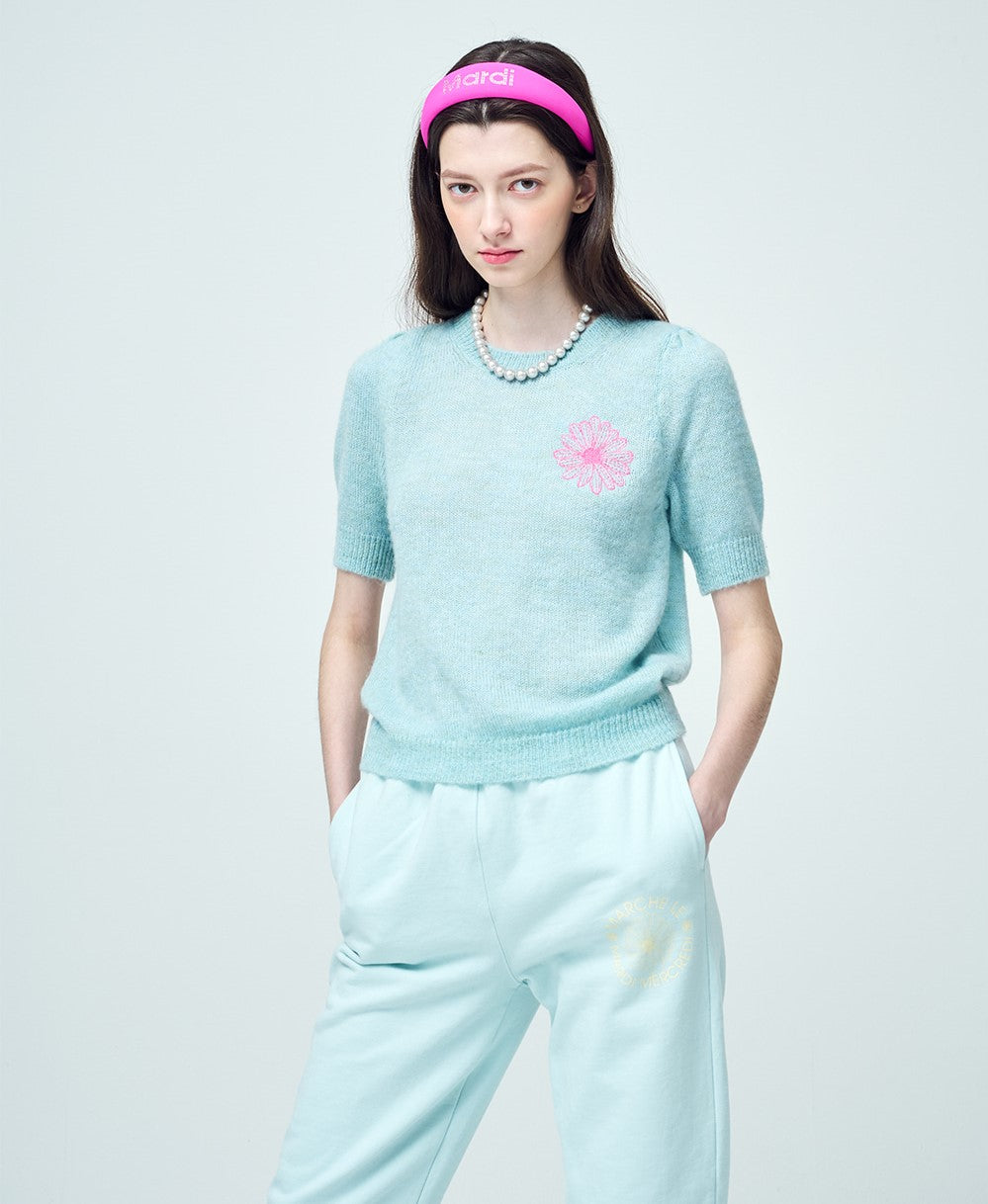 Mardi Mercredi • Mohair Top Puff Sleeve