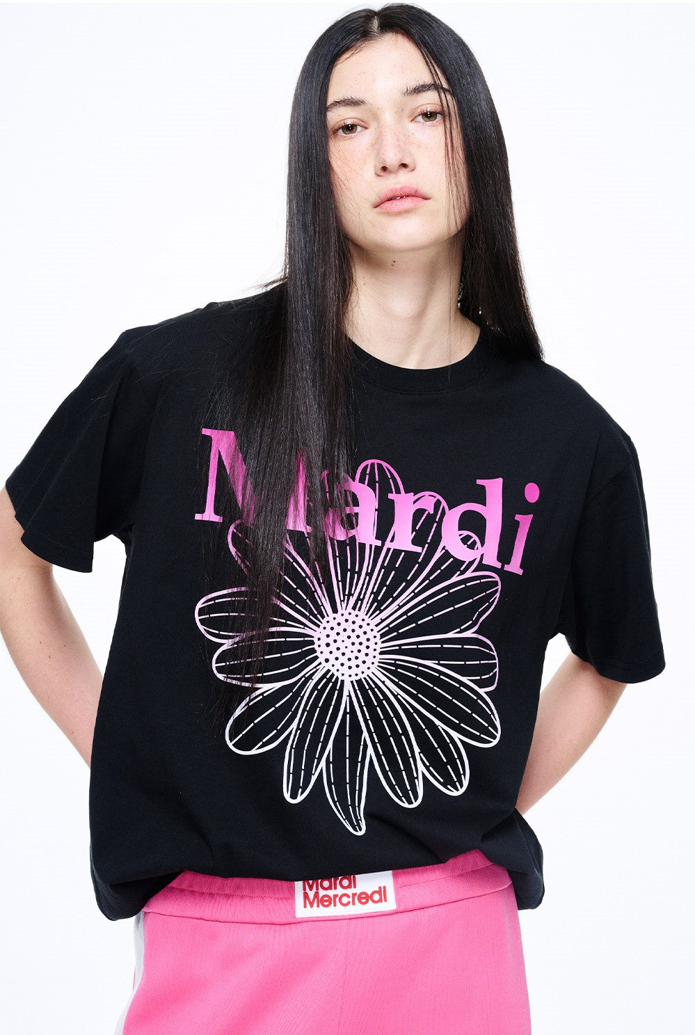 Mardi Mercredi • T-shirt Flower Mardi Gradation